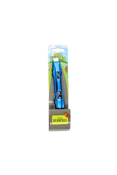 BM GİFT DESİGN Pix Funny Model Mașinuță Bleu Metalizat Colecția Vehicule
