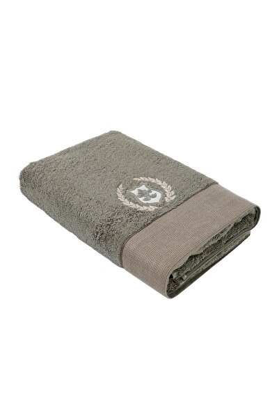 Ecocotton Казкова баня рушник 100% органічна бавовна з вишивкою зелений 80x150 см