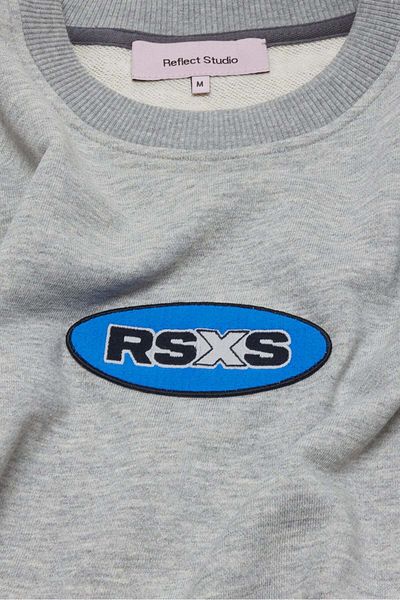 Socrates Dergi Φούτερ RSXS Oversize - Γκρι Μελανζ