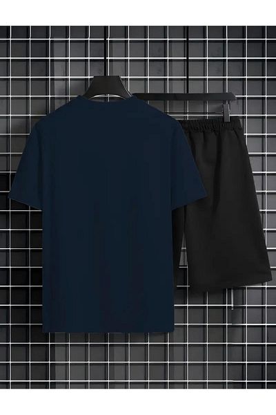 NO 601 Men's Future Printed Tsirt Shorts Set