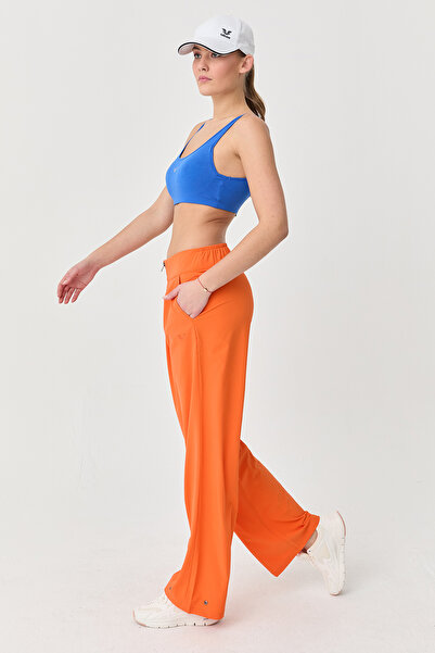 bilcee Organic Cotton Supported Women's Crop Top Bra - Sports and Casual, Sax 0148