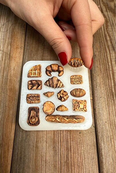 rufus concept Kahvaltılık On Beşli Silikon Mum Kalıbı