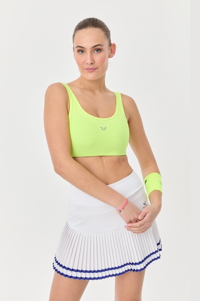 bilcee Women's Phosphor Lycra Padded Sports Crop Toparlay Bra 0819