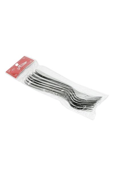 Generic 6-piece stainless steel dinner fork set