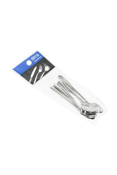 Generic 6-Piece Stainless Steel Teaspoon Set