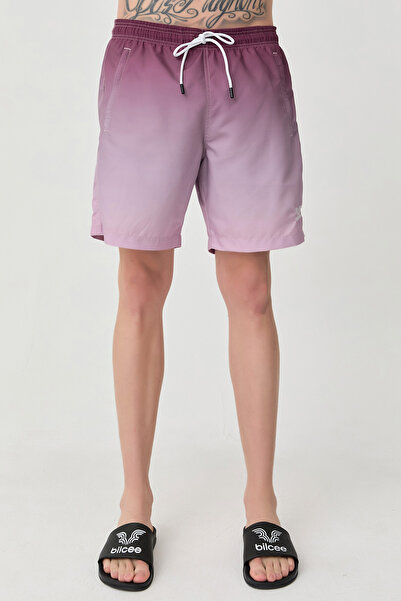 bilcee Ανδρικό σορτς με ίσια τσέπη με κορδόνι μελανί 9763