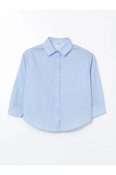 LC Waikiki Детска тениска на райета LCW Kids BLUE