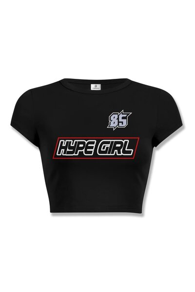 Trendiz المرأة السوداء الضجيج فتاة المحاصيل الأعلى