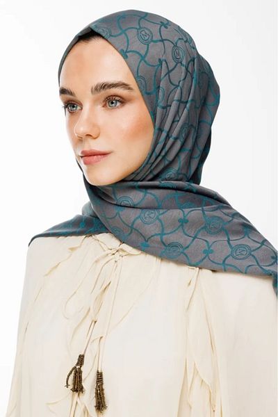 Mooncorn Σάλι διπλής όψης Marrakech Pattern