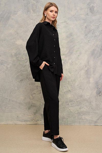 Journey Shirt-Polo Collar, Relaxed Fit, Pants Suit