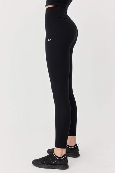bilcee Μαύρο κολάν γυμναστικής με ψηλή μέση Lycra - 9729