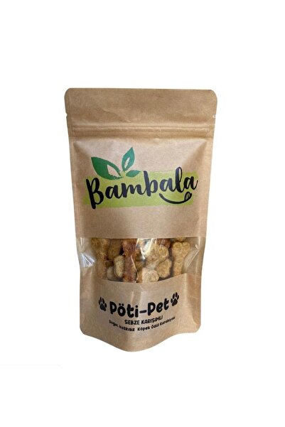 Bambala Köpek Ödül Maması Sebze Karışımlı Katkısız, Temiz Içerikli Köpek Ödül Kurabiyesi