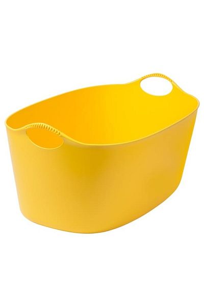 IKEA TORKIS Flexi Laundry Basket – Yellow, 35L | Durable & Versatile for Indoor & Outdoor Use