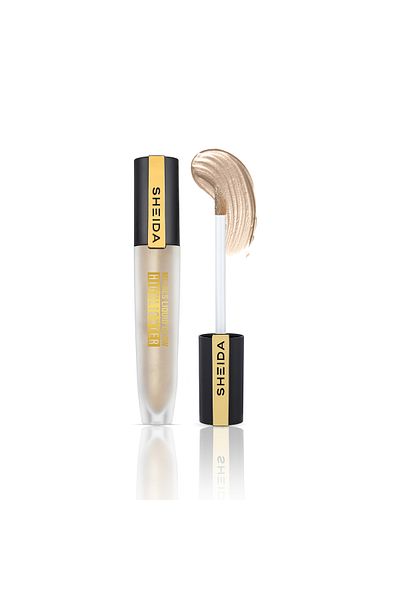 Sheida Liquid Glow Highlighter - Metallic Gold Effect
