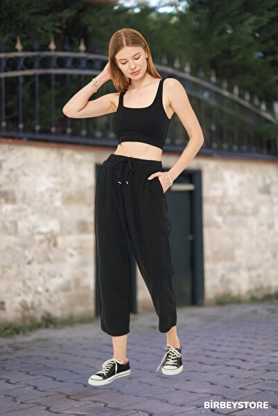 BİRBEYSTORE Unisex Large Size Raw Cloth - Capri Unikal Style 100% Cotton Relaxed