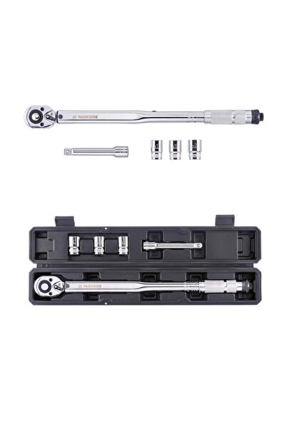PARKSIDE Torque Wrench Set, 1/2 Inch, 60-210 Nm, 5 Pcs with Practical Case