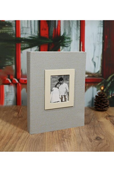 NRCN 15x21 سم ألبوم صور فاخر منقوش من القطن 100 (MINK)