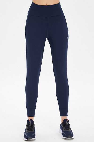 bilcee Γυναικείο Navy Blue ψηλόμεσο αθλητικό και καθημερινό Lycra Stretchy Training Fashion Sports κολάν παντελόνι 0676