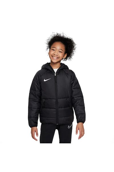 Nike Therma Fit Academy Pro Kids Black Hooded Coat