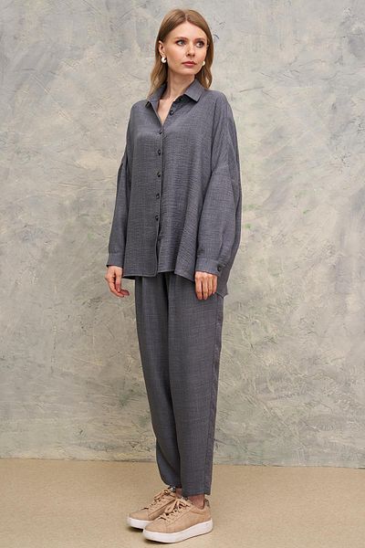 Journey Shirt-Polo Collar, Relaxed Fit, Pants Suit