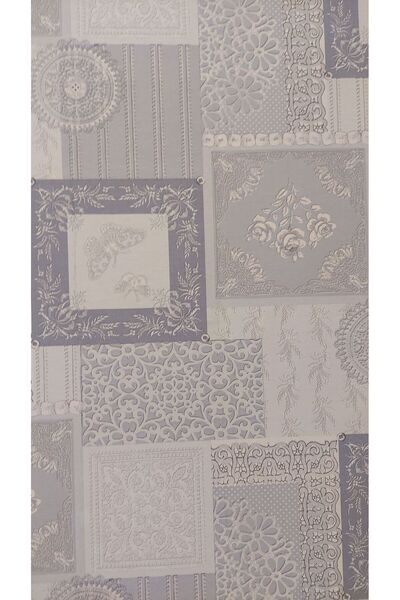 gonk Round, Country Patterned, Duck (Liquid Pusher, Stain Proof) Fabric, Tablecloth