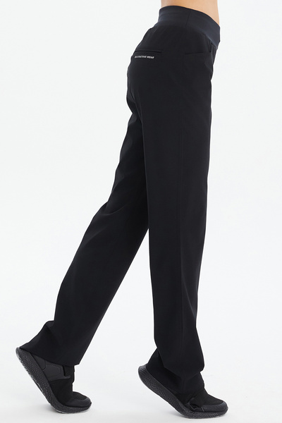 bilcee Γυναικείο μαύρο υψηλόμεσο υφαντό ύφασμα εξωτερικού χώρου 0733