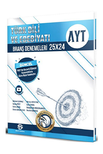 Açı Yayınları Bilgi Sarmal AYT Türk Dili ve Ebebiyatı 25 x 24 Branş Denemeler...