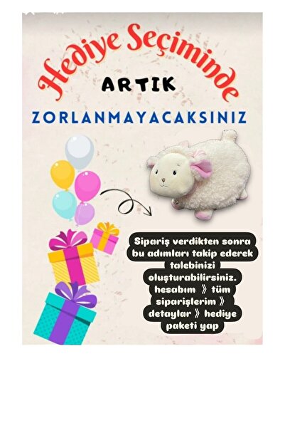 Mellito Toyzz 30 Cm Sevimli Beyaz Kuzu Peluş Oyuncak & Uyku Arkadaşı & Hediyelik Tombul Kuzucuk