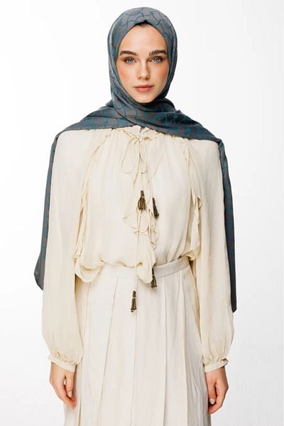 Mooncorn Σάλι διπλής όψης Marrakech Pattern