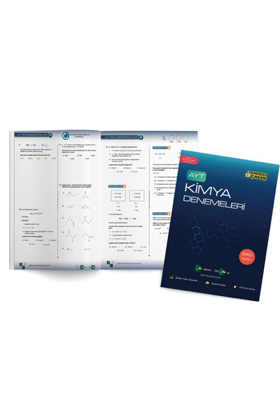 KR Akademi Yayınları Alaittin Güneş AYT Kimya Denemeleri