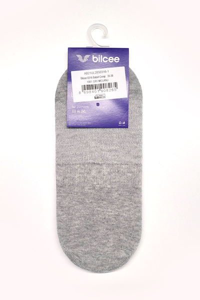 bilcee Унисекс сиви балерини чорапи - за жени и мъже 0316