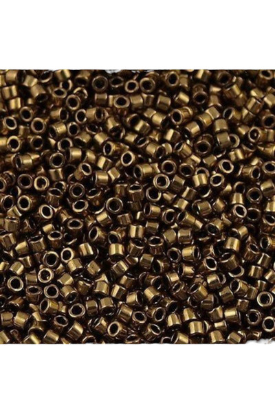 SESİKA HOBİ خرزة ميوكي ديليكا 11/00 الأصلية رقم: 43 مطلية بالنحاس 22 2 جرام