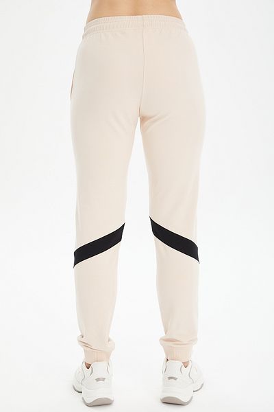 bilcee Γυναικείο Σετ Φόρμας Κρεμ Color Block Rubber Leg 0476