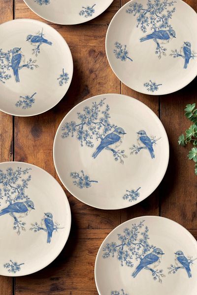 Trendymutfak Serenat Cake Plate 20cm 6 Pieces Plate