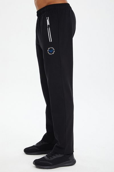bilcee Ανδρικό Saks Blue Hooded Straight Leg Σετ αθλητικής φόρμας 0696