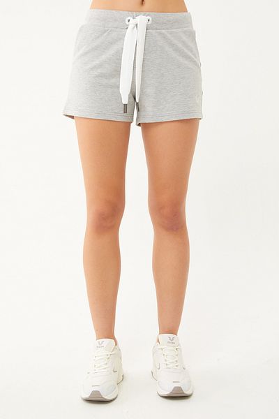 bilcee Pantaloni scurți sport pentru femei Grey Melange Short Fit - Bumbac organic 0665