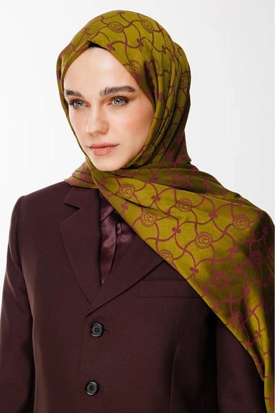 Mooncorn Σάλι διπλής όψης Marrakech Pattern