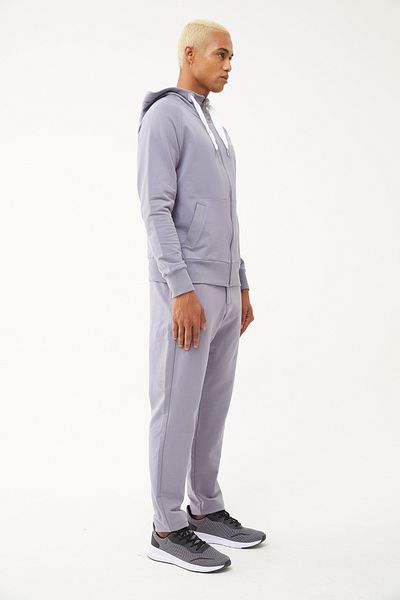 bilcee Men's Light Granite Organic Cotton Sports Tracksuit Top 0802