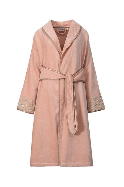 Ecocotton Γυναικείο μπουρνούζι Tuğsen 100% οργανικό βαμβάκι με κορδόνια σε σκόνη