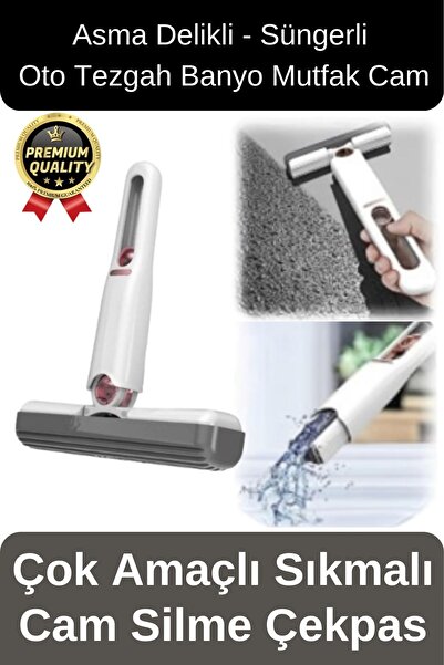 Svein Çok Amaçlı Taşınabilir Pratik Sıkmalı Sünger Oto Tezgah Banyo Mutfak Ca...