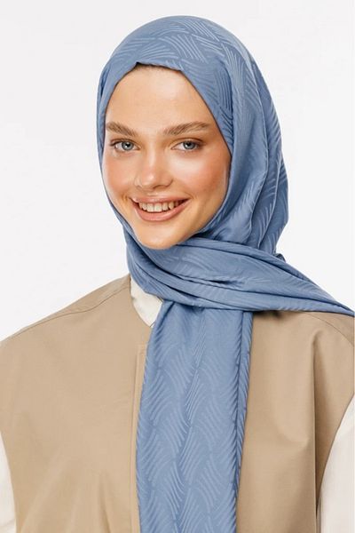 Mooncorn ȘAL JACQUARD MĂTASOS CU MODEL AURA