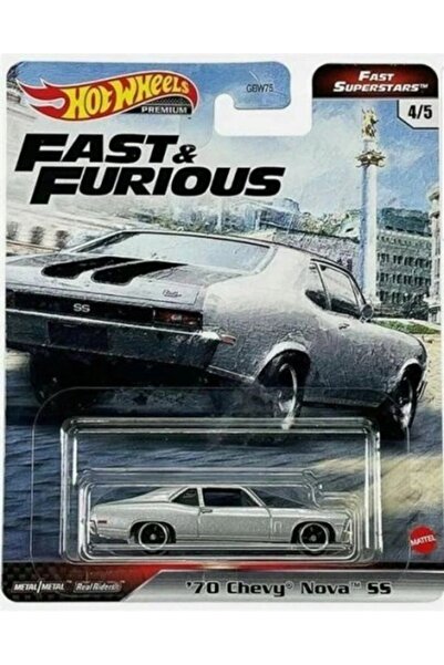 HOT WHEELS Hotwheels Premium Series Gbw75 Grk50 Chevy Nova Ss 70' Lisanslı Ürün
