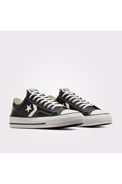 Converse Star Player 76 Fall Leather Erkek Siyah Günlük Ayakkabı ERKEK LS AYAKKABI A06204C