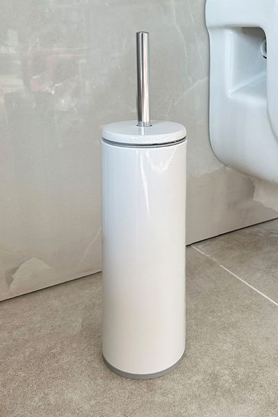 Prima Nova Cigo Toilet Brush White Interior Gray