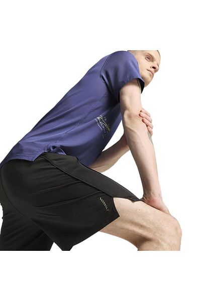 Puma Ανδρικό μαύρο σορτς για τρέξιμο Run Velocity 7".