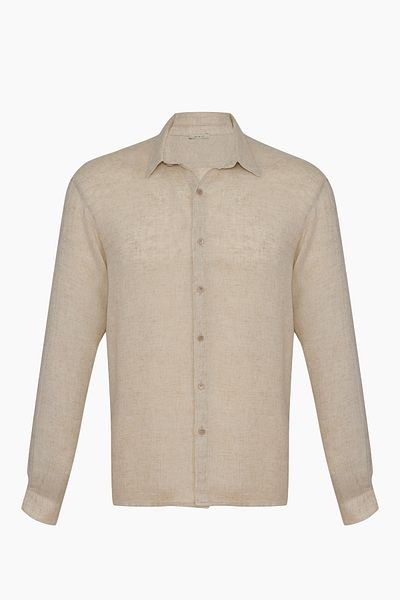 İKİKIZ Linen Natural Shirt