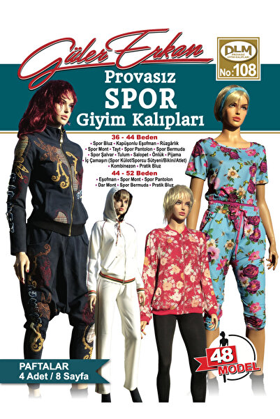 Dilem Yayınevi Güler Erkan No:108 Provasız Spor Giyim Kalıpları