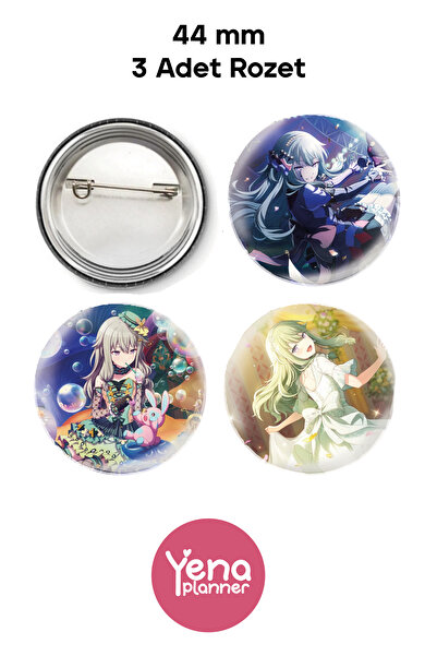 Yenaplanner مجموعة زينة/شارة حقيبة Project Sekai Nene