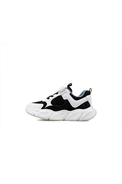 pepino Unisex Children's Casual Shoes, Black White Orange 1901-Patik-Black-White-Orange