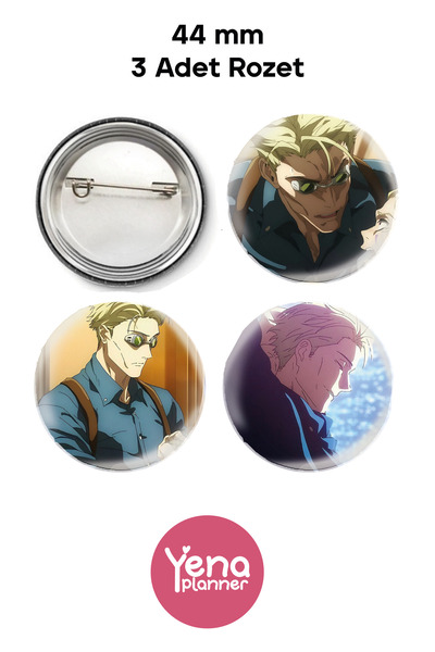 Yenaplanner مجموعة زينة/شارة حقيبة Jujutsu Kaisen